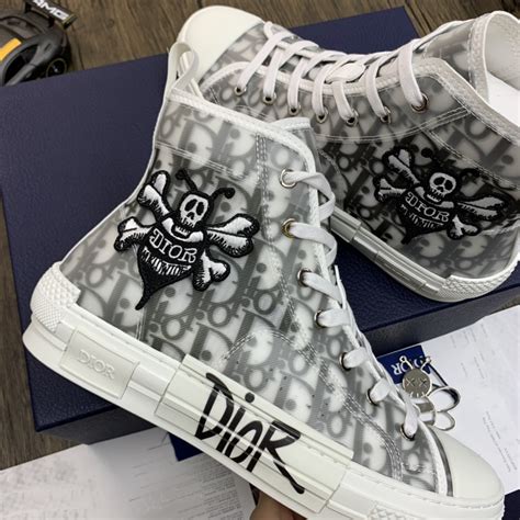 dior sneakers skull